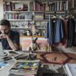 sara piazzini, retro pretzel, moda toscana