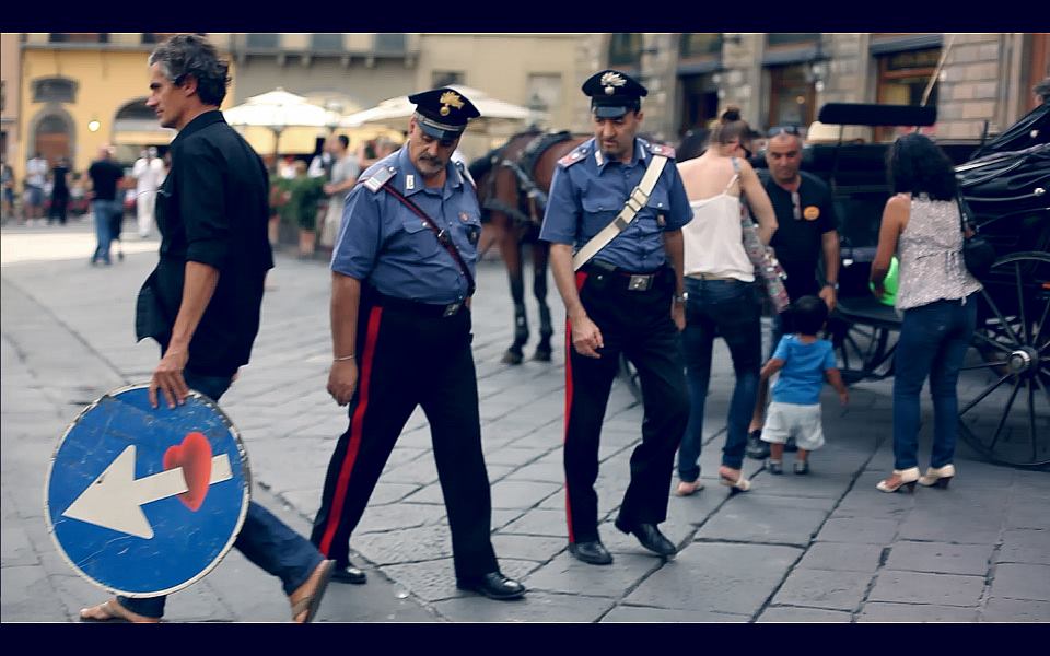 clet, toc toc firenze