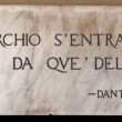 Dante, Toc Toc Firenze