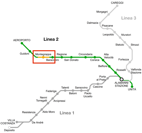 Mappa strettoie