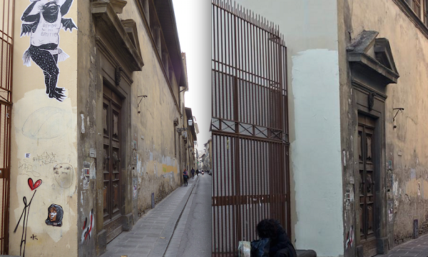 street art, toc toc firenze