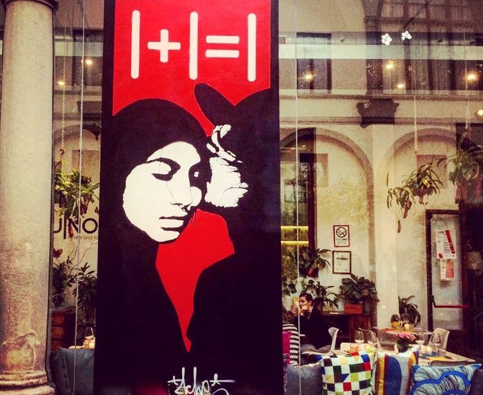Ache77, stencil, street art