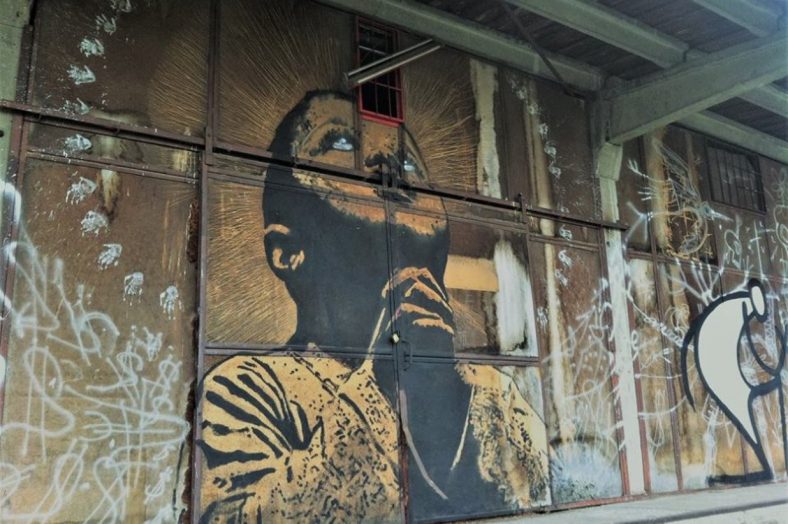 Ache77, stencil, street art